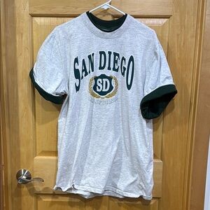 San Diego Graphic Men's White T-Shirt